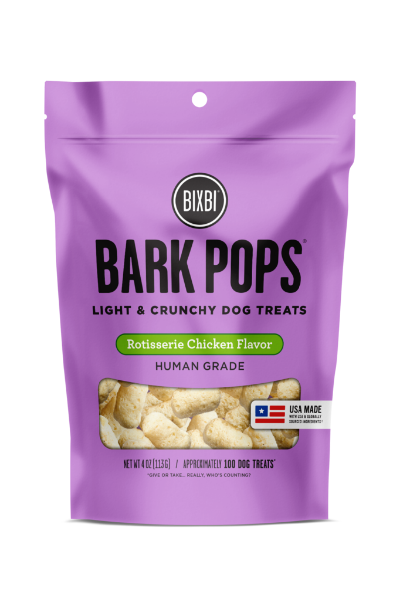 Bixbi Bark Pops for Dogs Rotisserie Chicken Flavor 4 oz