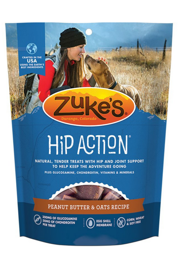 Zuke's Hip Action Peanut Butter & Oats Recipe 6 oz