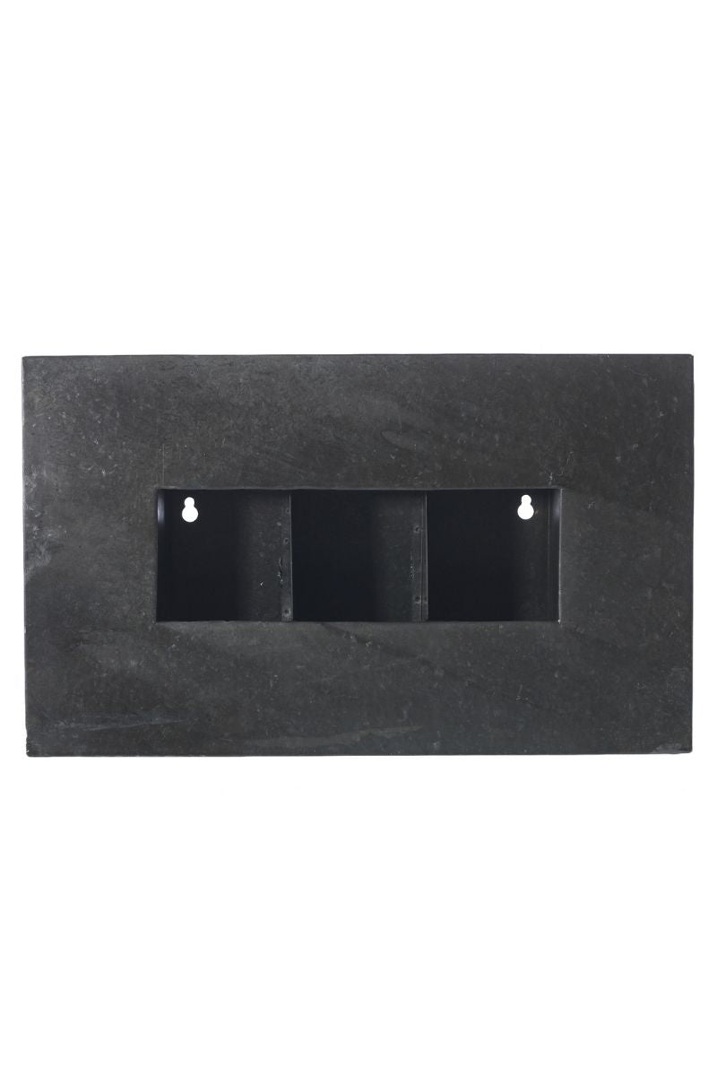 Planter Wall Zinc 10.5"X 3.5"X