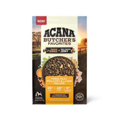 Acana Butcher's Favorites Free-Run Poultry & Liver Recipe 17 lb