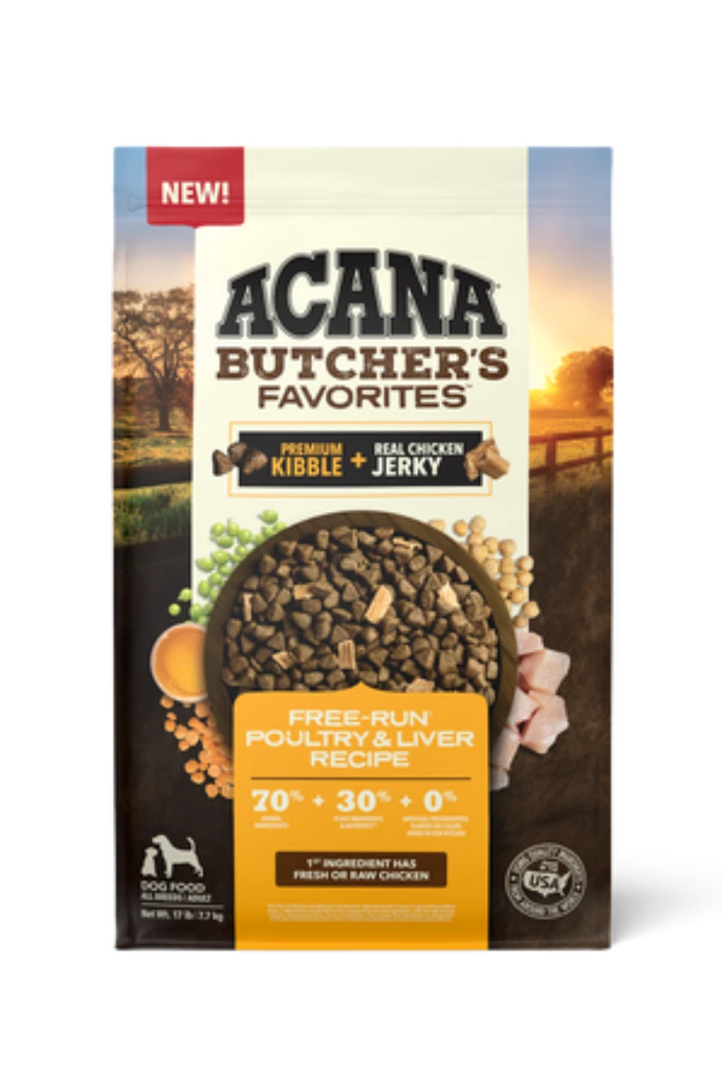 Acana Butcher's Favorites, Free-Run Poultry & Liver Recipe 4 lb