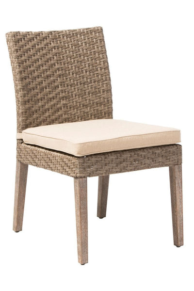 Alfresco Cornwall Dining Armless Chair with Cushion