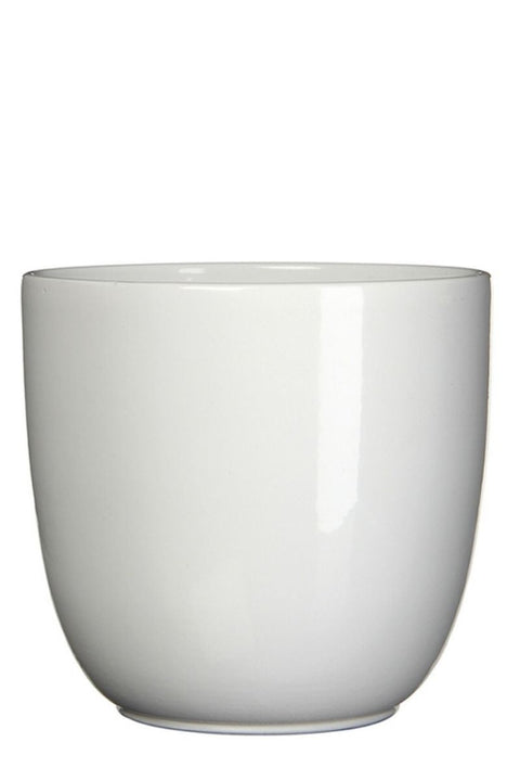 POT, TUSCA ROUND WHITE 4.75"