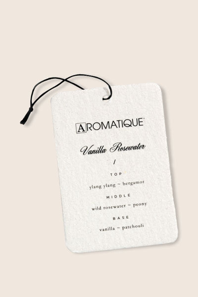 Aromatique Vanilla Rosewater Aroma Card