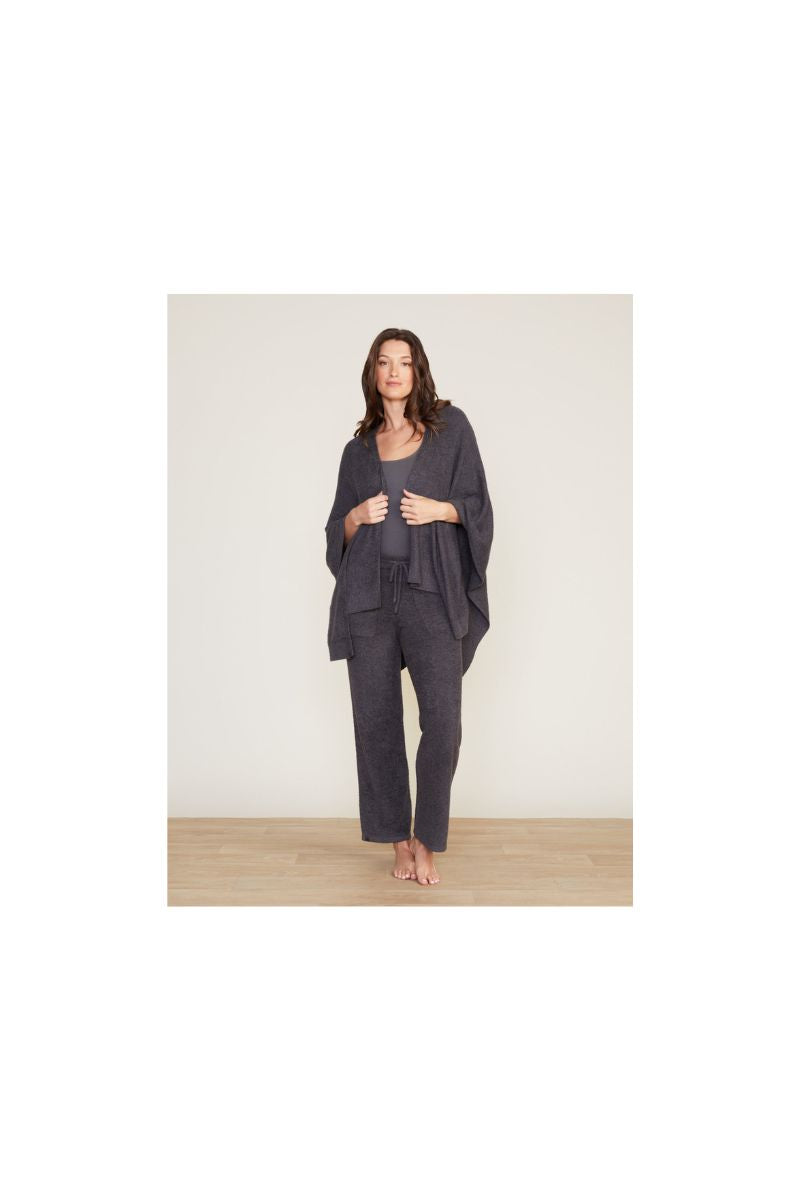 Barefoot Dreams CozyChic Lite Weekend Wrap Carbon