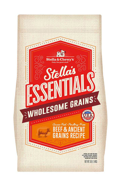 Stella & Chewy's Stella's Essentials Grass-Fed Beef & Ancient Grains Recipe 3 lb