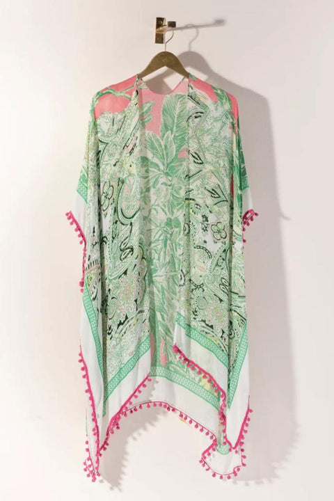 Shiraleah Belize Kimono Green