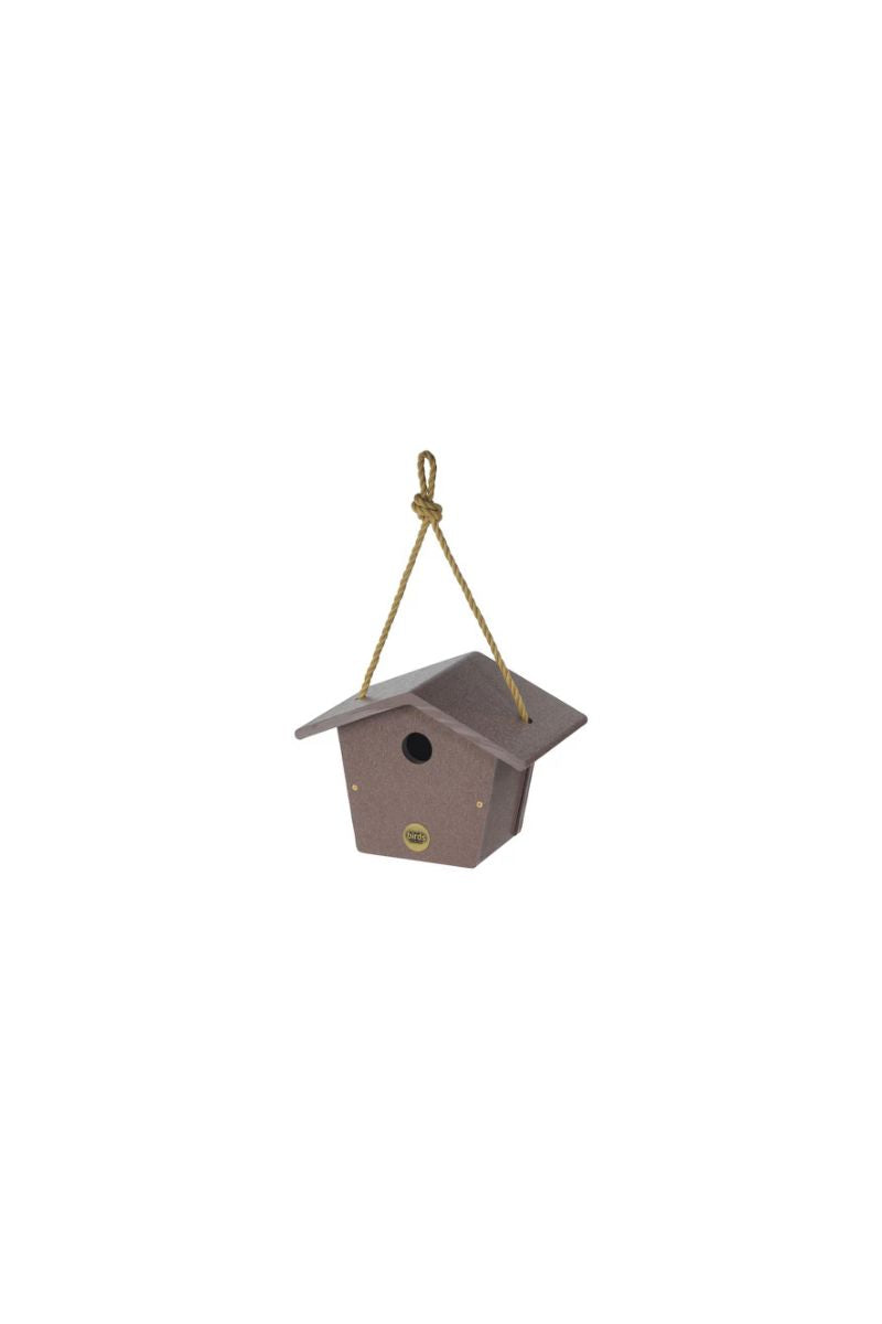 Birds Choice Recycled Plastic Wren House Cinnamon