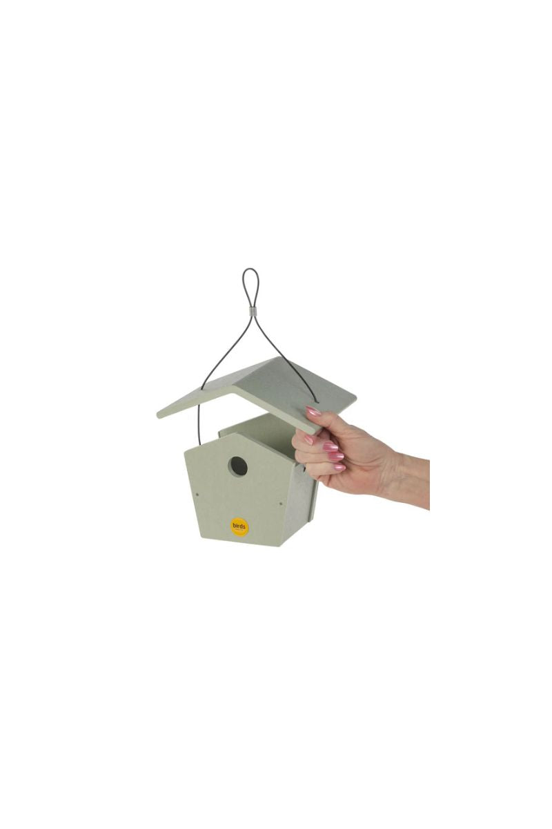Birds Choice Recycled Plastic Wren House Sage Green