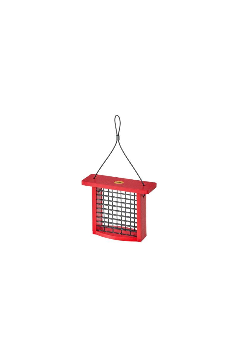 Birds Choice Suet Feeder Recycled Plastic Red