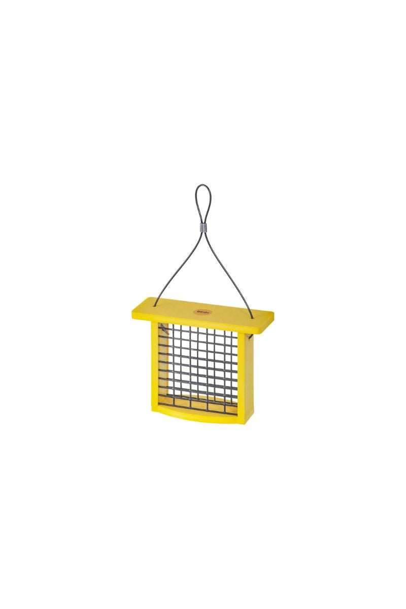 Birds Choice Suet Feeder Recycled Plastic Yellow