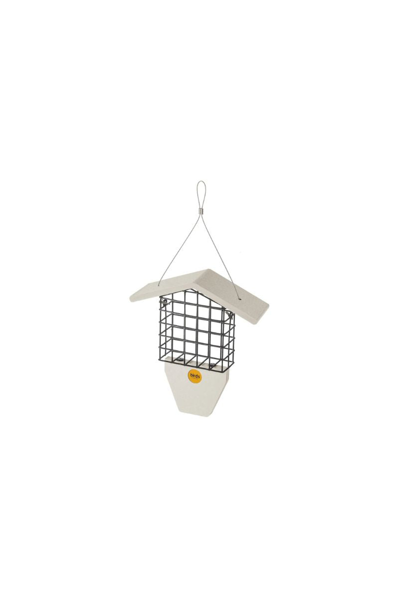 Birds Choice Suet Feeder w/ Tail Prop for Single Cake Recycled Plastic Sea Salt