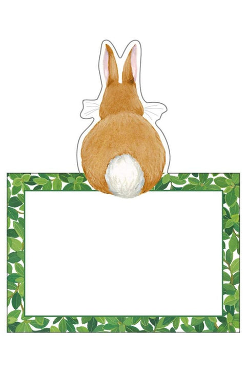 PLACECARDS BUNNIES & BOXWOOD