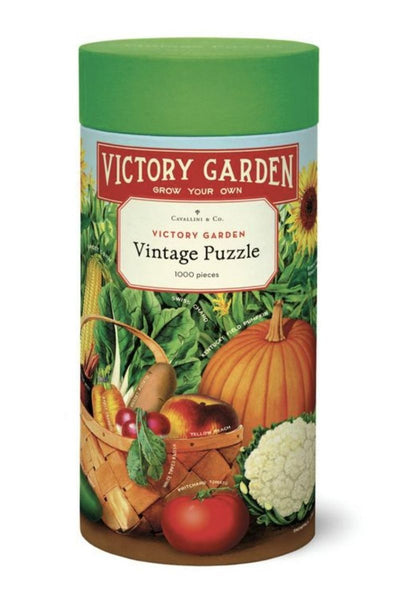 Cavallini & Co. Victory Garden Vintage Puzzle 1000 Pieces