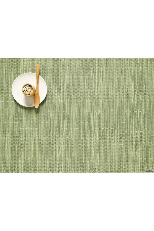 Chilewich Bamboo Rectangular Placemat Spring Green 14"x19"