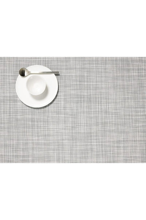 Chilewich Mini Basketweave Rectangular Placemat Mist 14"x19"