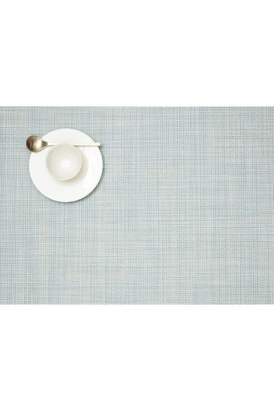 Chilewich Mini Basketweave Placemat Rectangle 14"x19" Sky