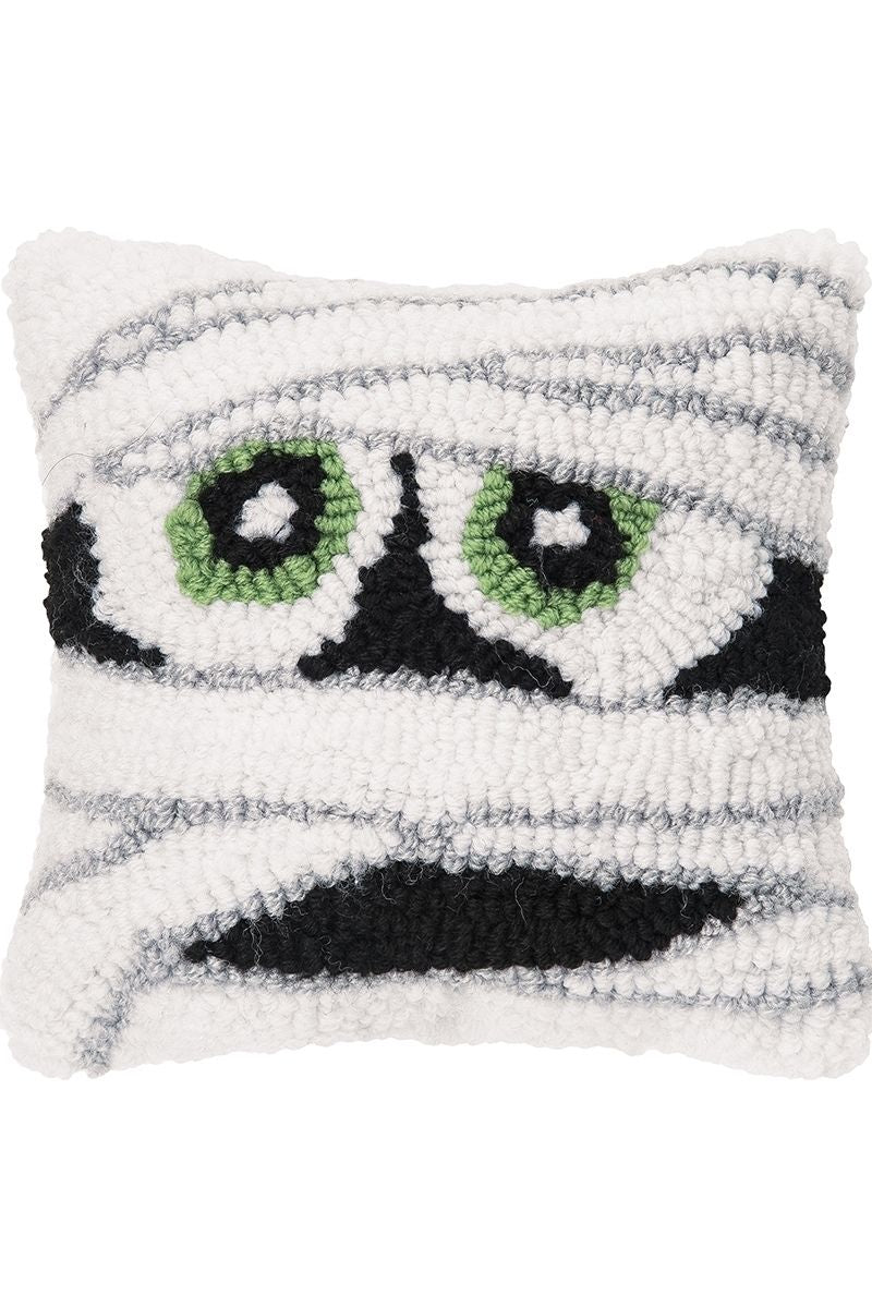 Mummy Face Hooked Pillow