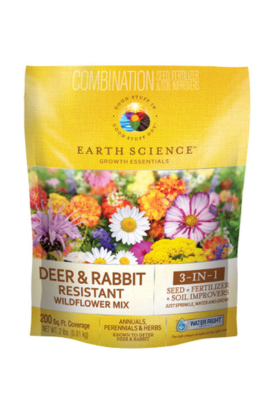 Earth Science Deer & Rabbit Resistant Wildflower Mix 2 lb