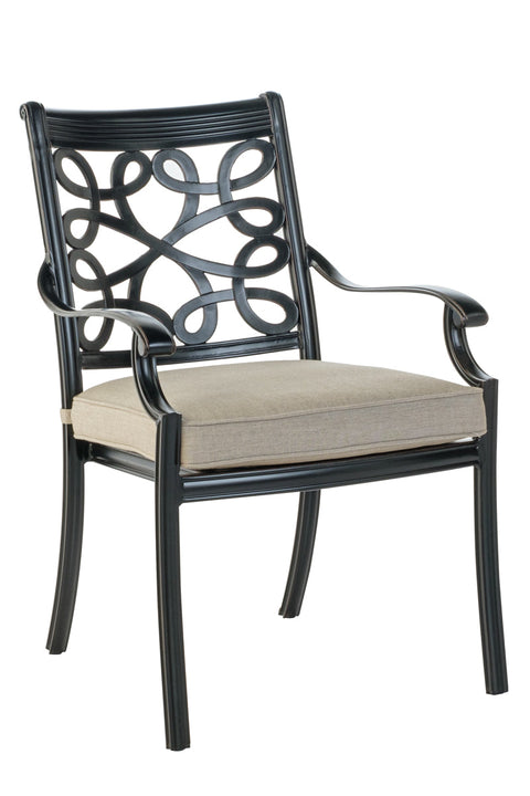 Alfresco Grafton Stackable Dining Arm Chair with Cushion