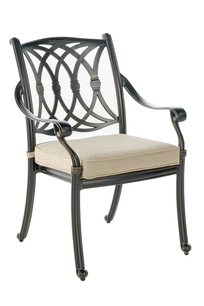 Alfresco Rimini Stackable Arm Chair with Cushion