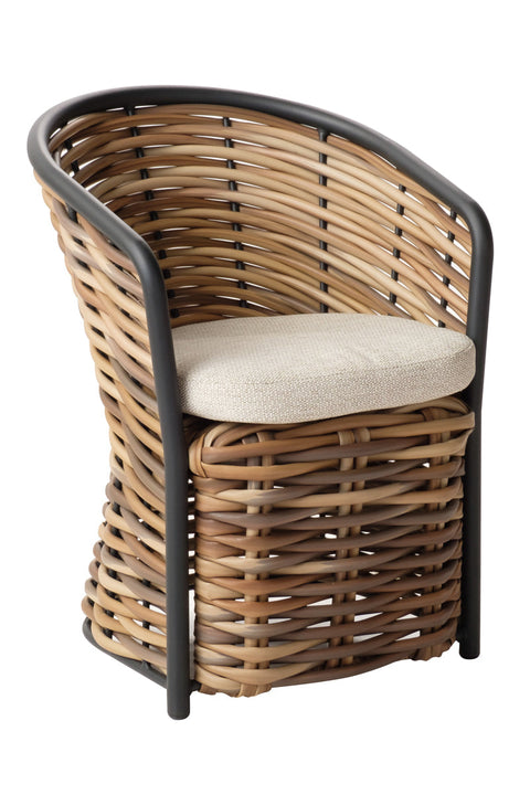 Alfresco Cocoon Dining Arm Chair with Cushion