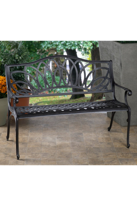 BENCH, GARDN DAFFODIL BLK/SMTH