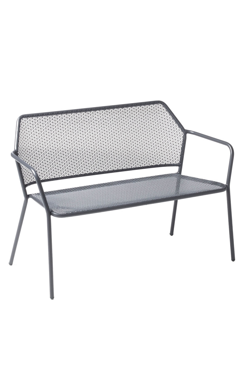 Alfresco Martini Iron Garden Bench Pencil Point