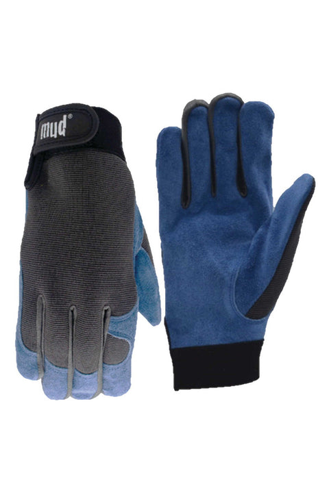 GLOVE, LEATHER BLUEBERRY SM/MD