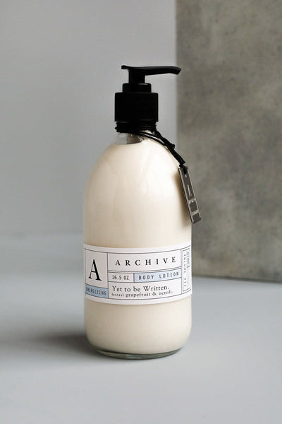 Archive Body Lotion Yet to Be Written