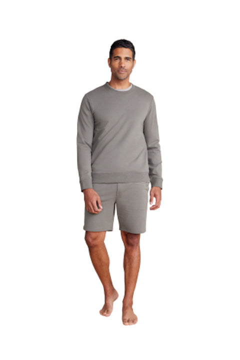 SHORTS, MENS COTTON OLIVE LG