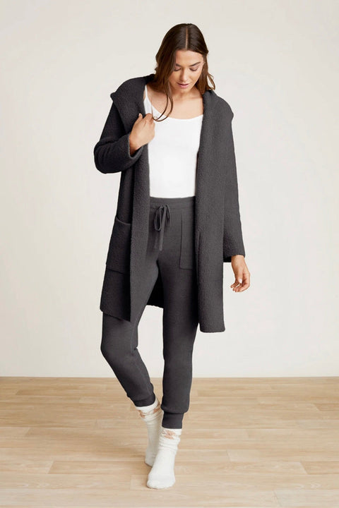 COAT, HOODED LONG GRAY LG