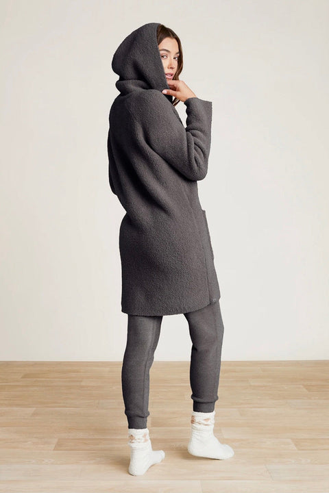 COAT, HOODED LONG GRAY SM