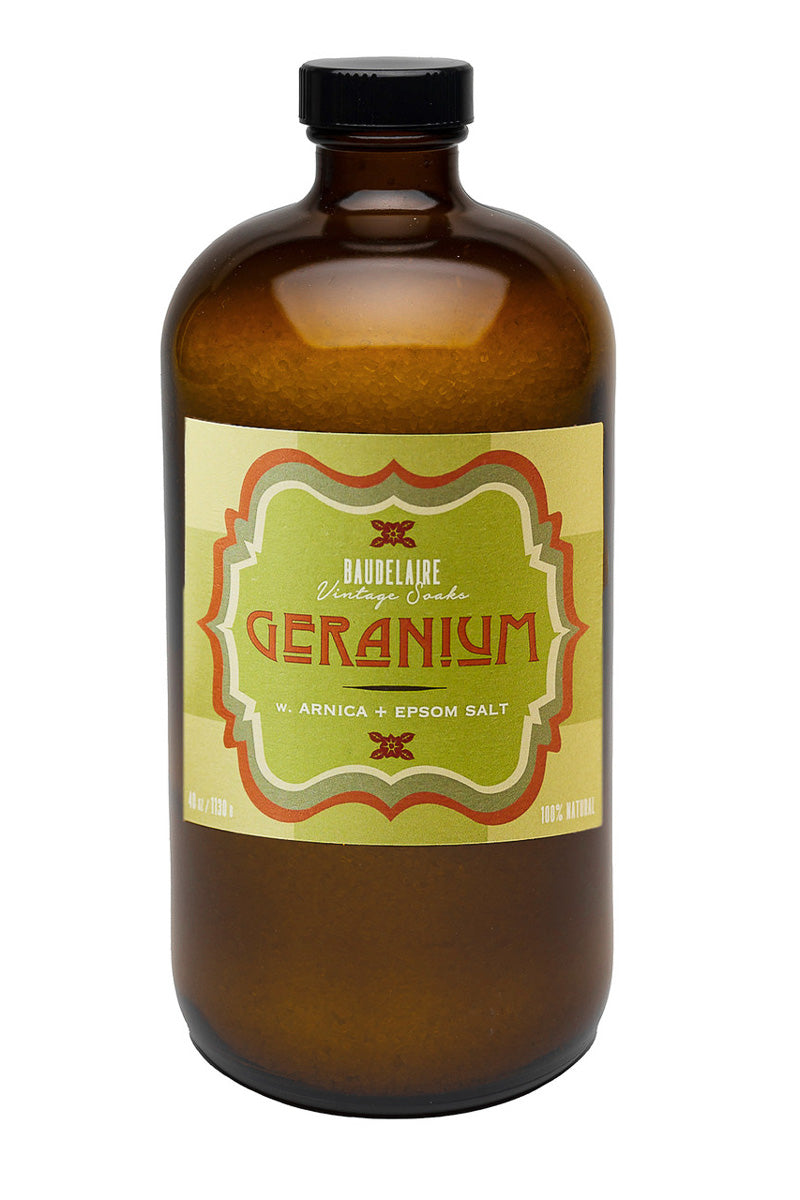 Baudelaire Vintage Soak Geranium 40 oz