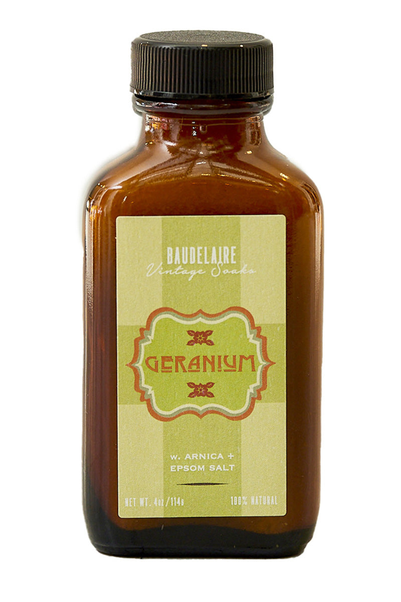 Baudelaire Vintage Soak Geranium 4 oz