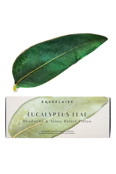 Baudelaire Eucalyptus Leaf Headache/Sinus Relief Pillow