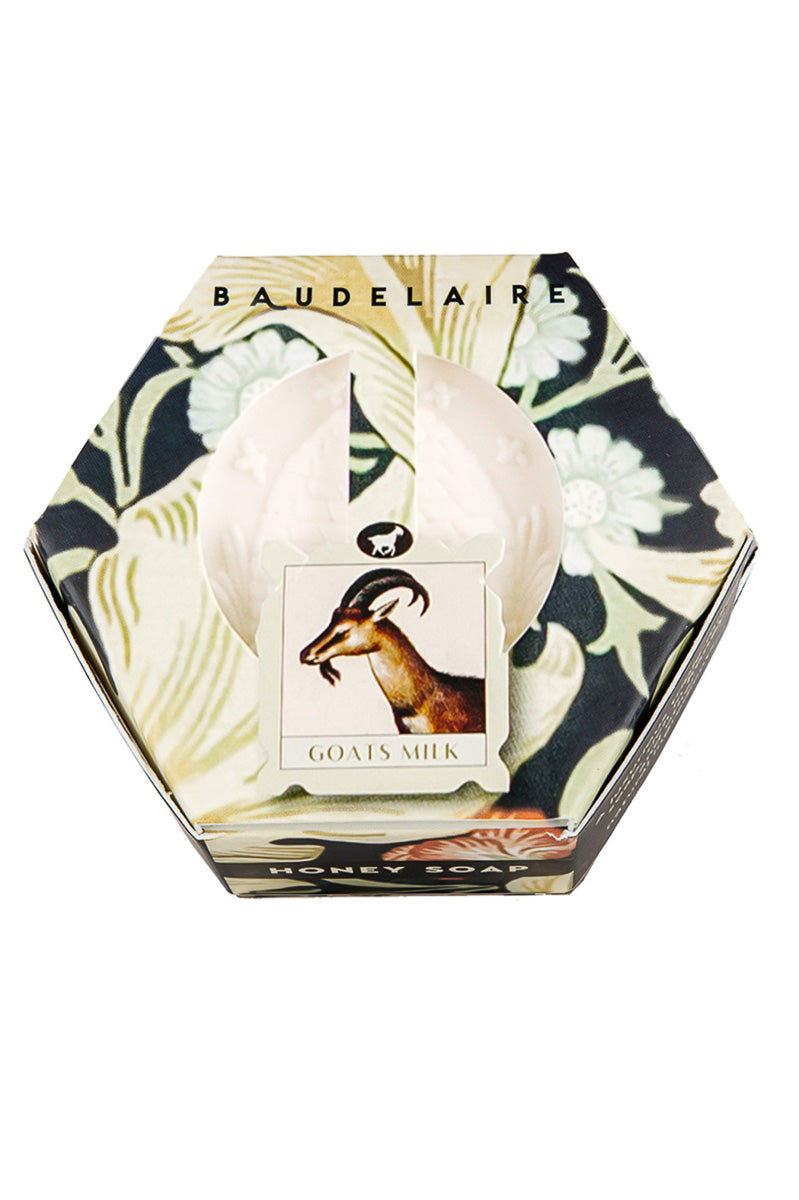 Baudelaire Soap Goats Milk Honey Honey 3.5 oz