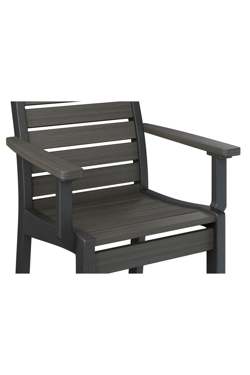 Berlin Gardens Bristol Arm Kit Coastal Gray on Black