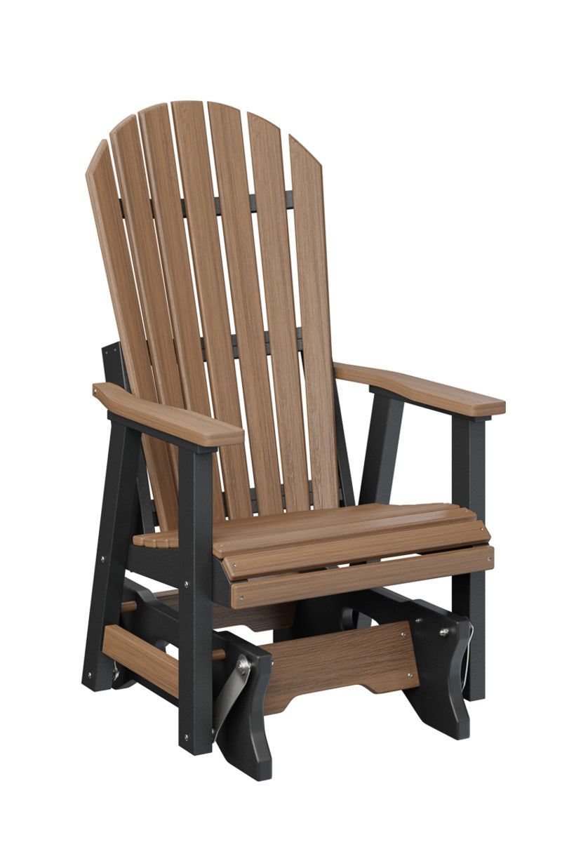 Berlin Gardens Glider Chair Antique Mahogany on Black