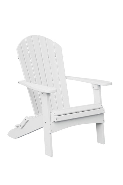 Berlin Gardens Adirondack Folding Chair White