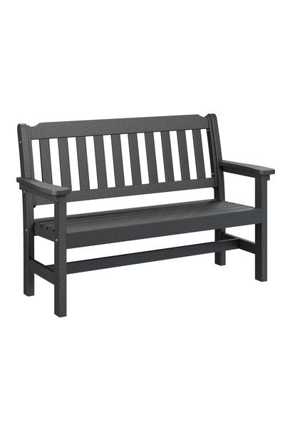 Berlin Gardens Garden Bench Black 56"