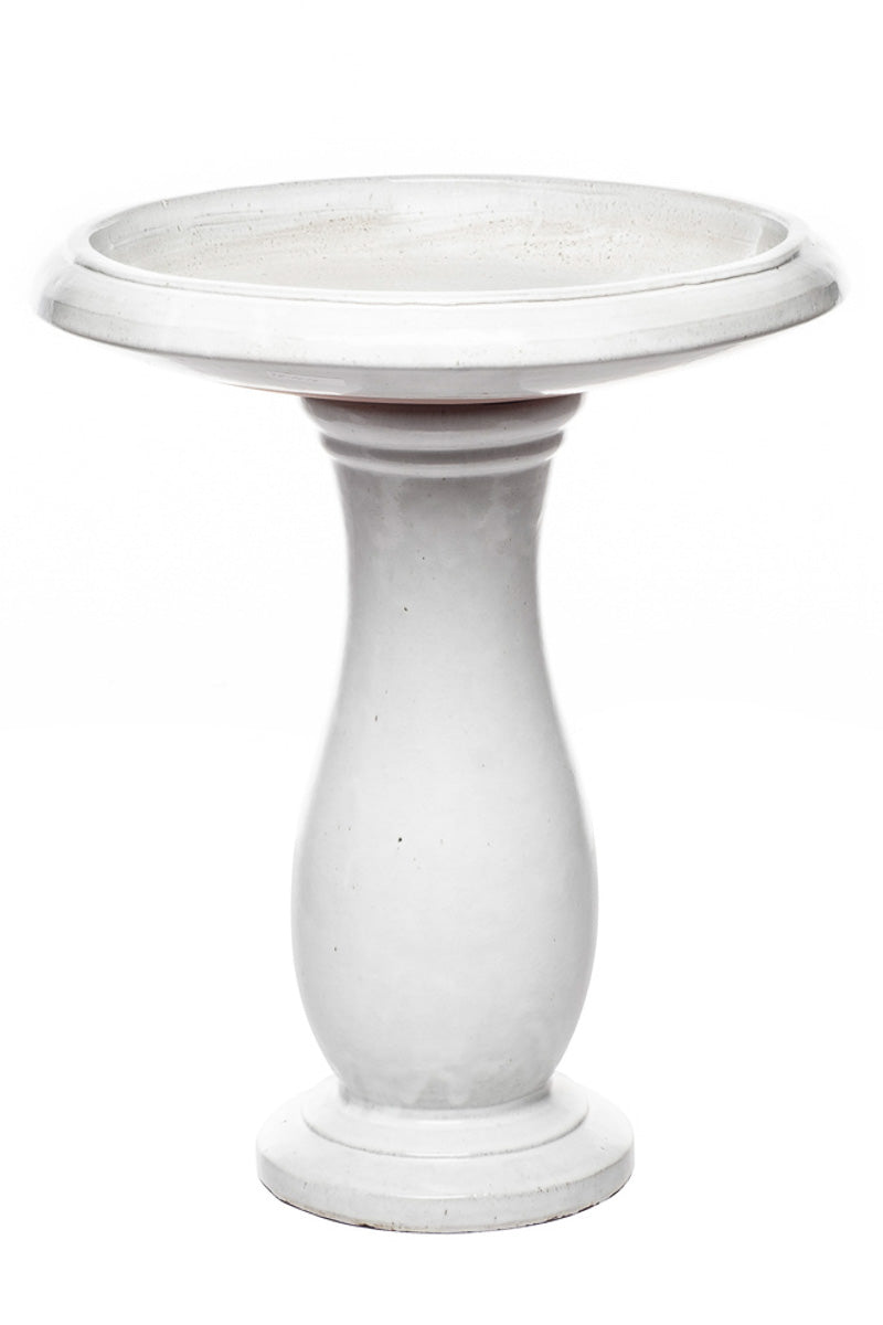 Alfresco Birdbath Mayorca White