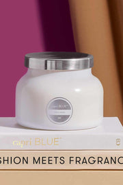 Capri Blue White Signature Jar Candle Volcano 19 oz