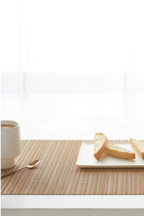 Chilewich | Rib Weave Rectangle Placemat | Butterscotch