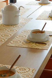 Chilewich | Overshot Rectangle Placemat | Butterscotch