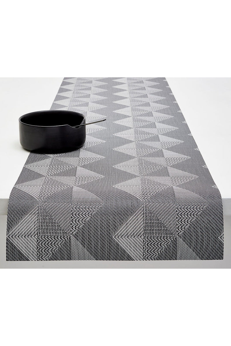 Chilewich Quilted Table Runner 14"x72" Tuxedo
