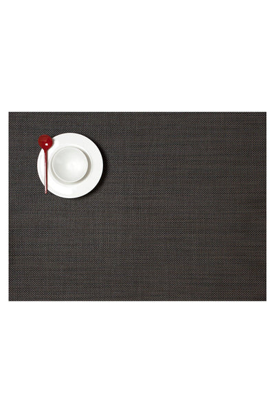 Chilewich Mini Basketweave Rectangular Placemat Espresso 14"x19"