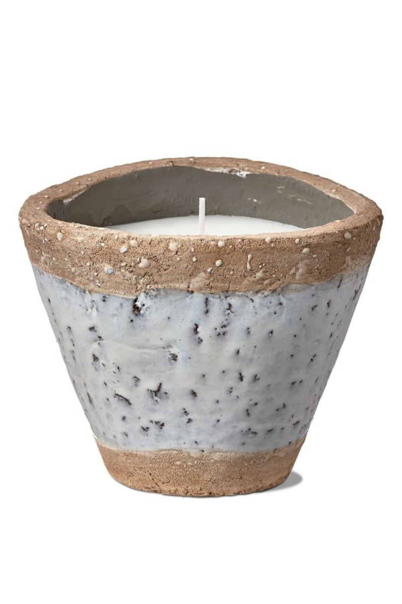 Laguna Rustic Rim Citronella Candle Pot