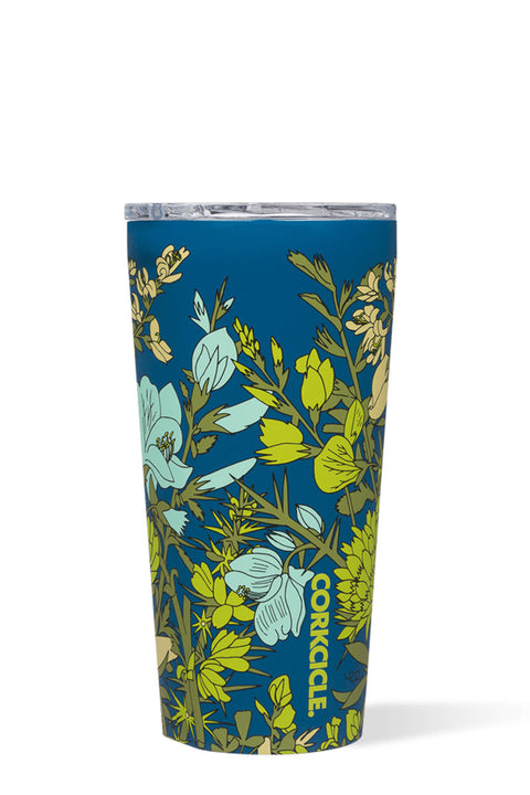 TUMBLER, WILDFLOWER BLUE 16OZ