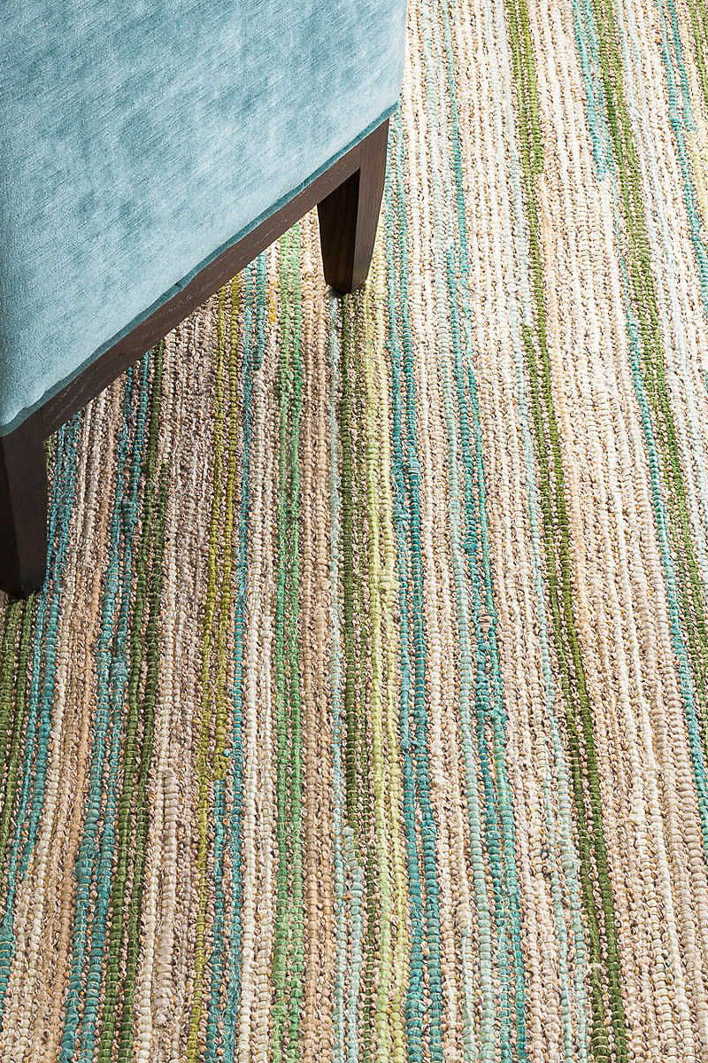 Dash & Albert Francisco Handwoven Cotton Rug 2'x3' Green